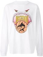 Just Don Shark Print Jumper - White