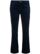 J Brand Selena Mid-rise Cropped Trousers - Blue