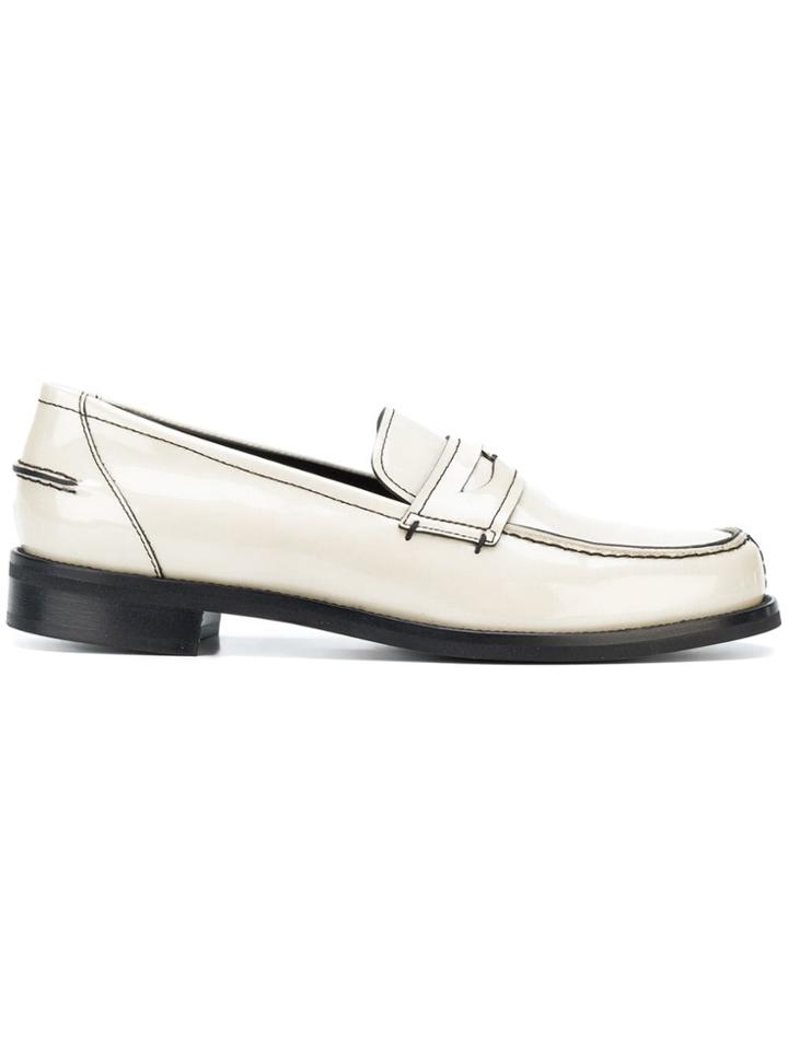 Tomas Maier Luna Penny Loafer - Nude & Neutrals