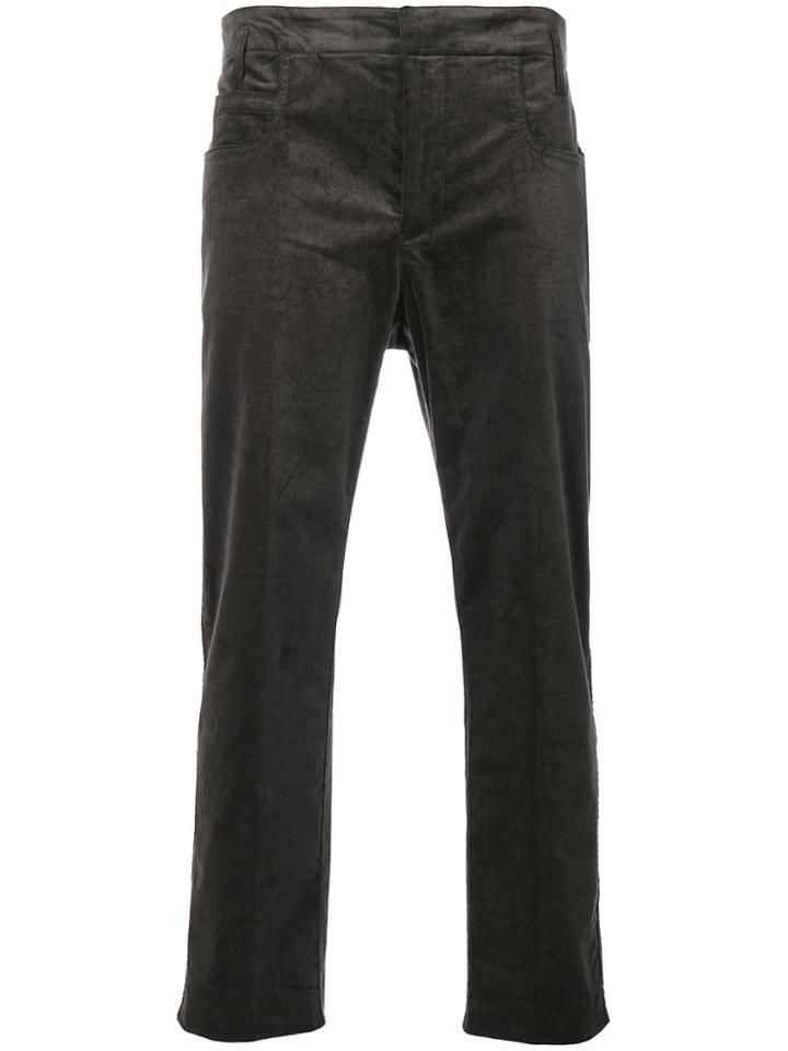 Haider Ackermann Straight Leg Trousers - Grey
