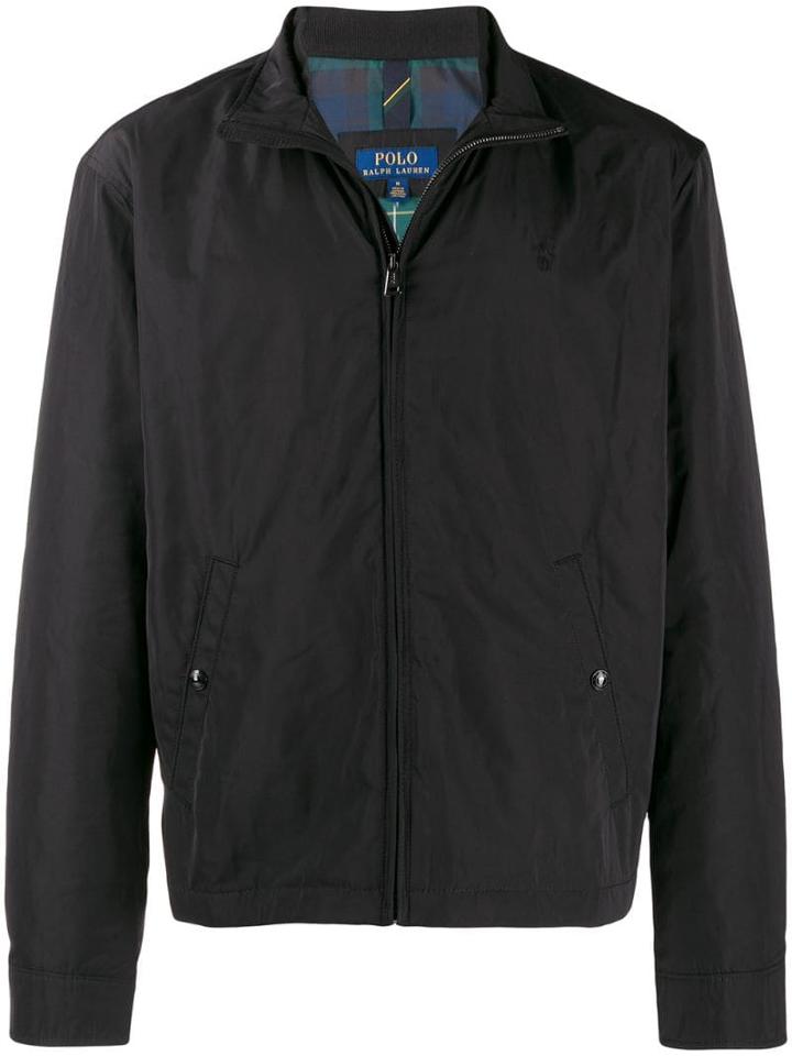 Polo Ralph Lauren Embroidered Logo Windbreaker - Black