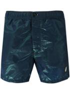 Stone Island Iridescent Swim Shorts, Men's, Size: Large, Blue, Polyester/polyimide