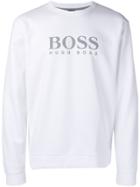 Boss Hugo Boss Logo Print Sweatshirt - White