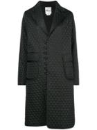 Comme Des Garçons Noir Kei Ninomiya Button-down Quilted Coat - Black