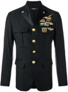 Dsquared2 'admiral' Evening Jacket, Men's, Size: 50, Black, Silk/cotton/polyester/virgin Wool