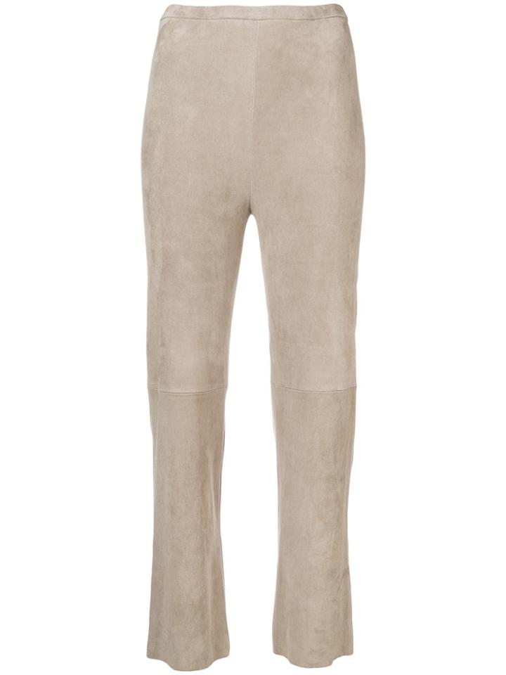 Stouls Pearl Light Flared Trousers - Neutrals
