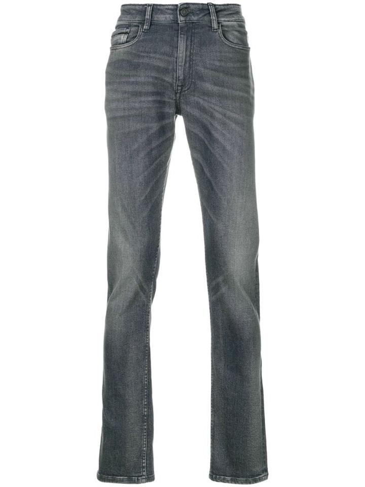 Calvin Klein Jeans Faded Slim Fit Jeans - Grey