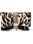 Jimmy Choo 'chandra' Clutch, Women's, Black, Calf Leather