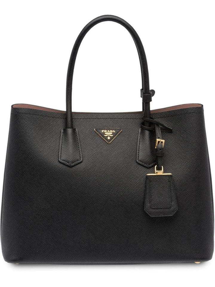 Prada Double Bag - Black
