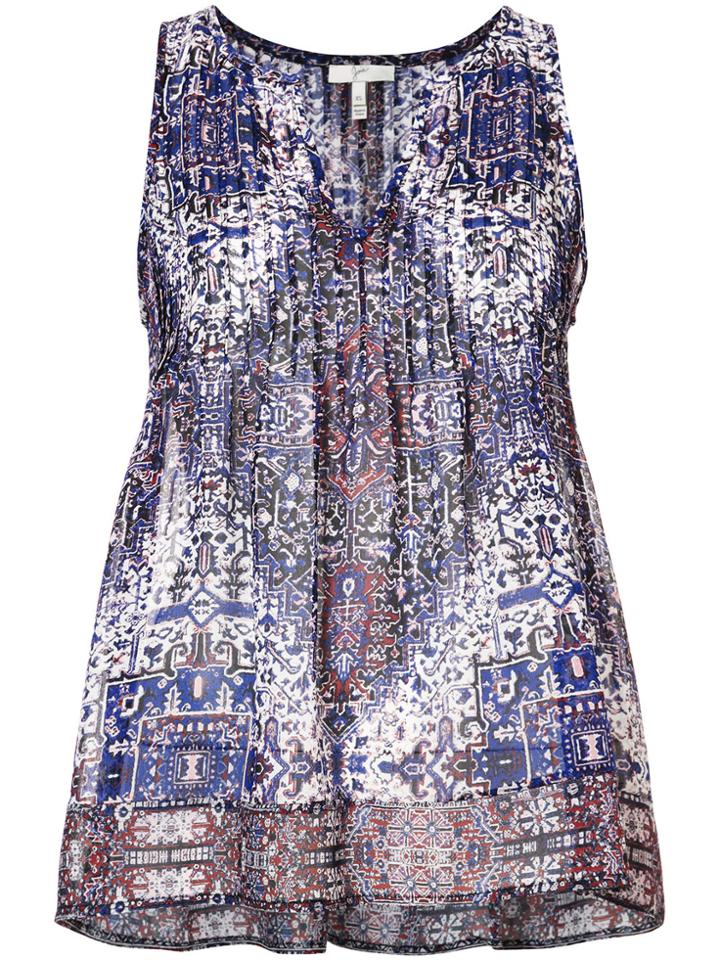 Joie Sleeveless Printed Top - Multicolour