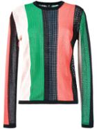 Ps By Paul Smith Round Neck Striped Jumper, Women's, Size: Medium, Cotton