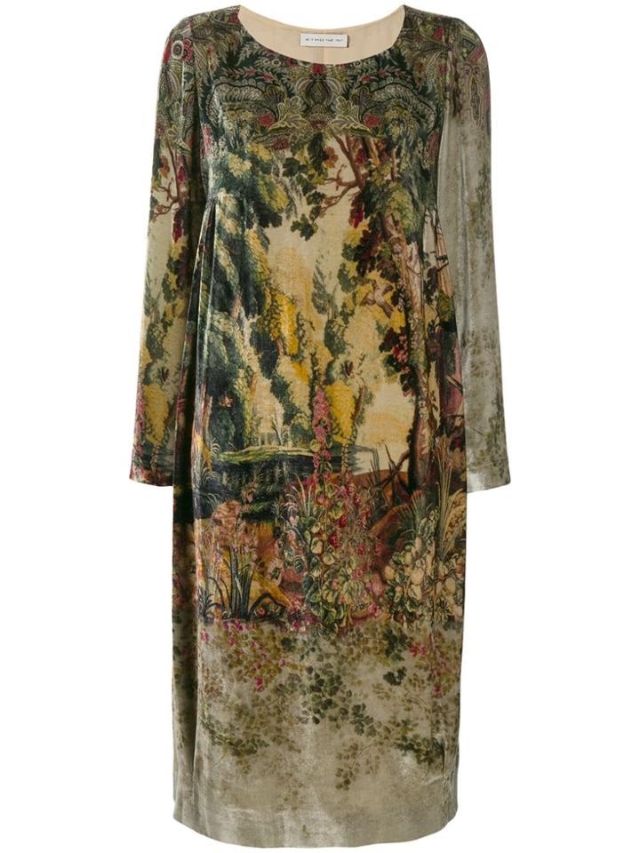 Etro Printed Sweater Dress - Neutrals