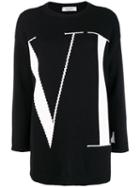 Valentino Vltn Logo Sweater - Black