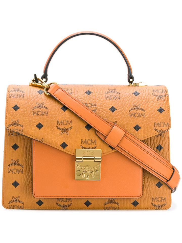 Mcm Patricia Satchel - Brown