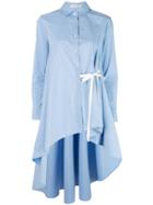 Palmer / Harding Long Asymmetric Shirt - Blue