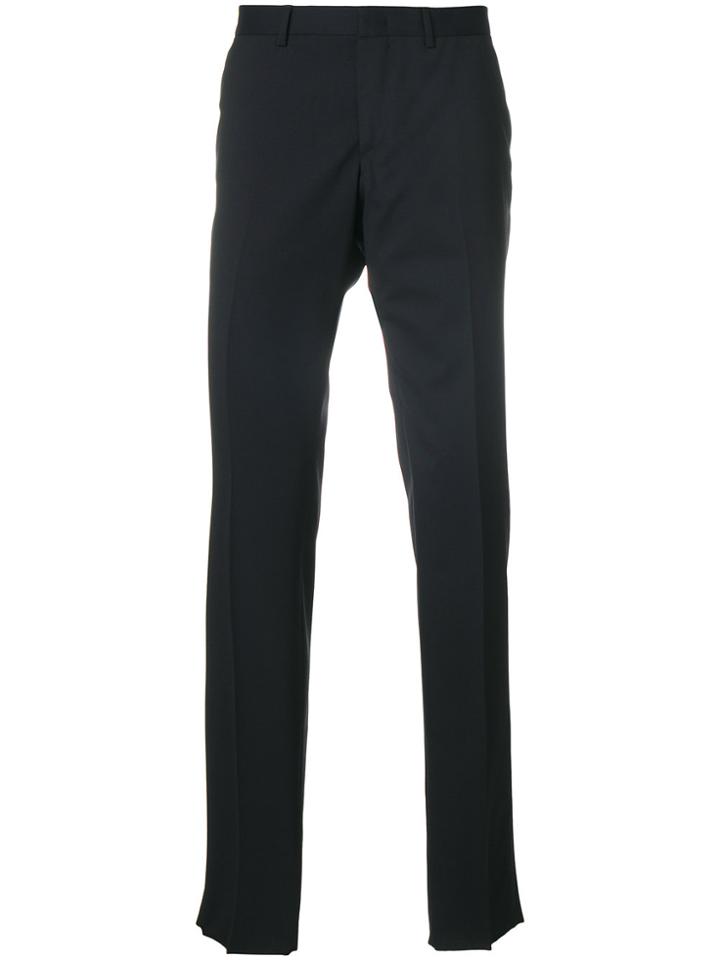 Z Zegna Slim Fit Tailored Trousers - Blue