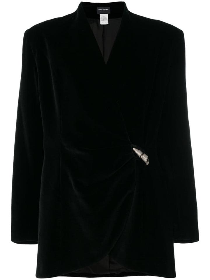 Paco Rabanne Pre-owned Wrap Jacket - Black