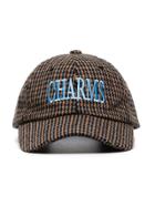 Charm's Grey, Brown, Blue Logo Tweed Cap