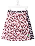 Marni Kids Teen Bunny Print Skirt - White