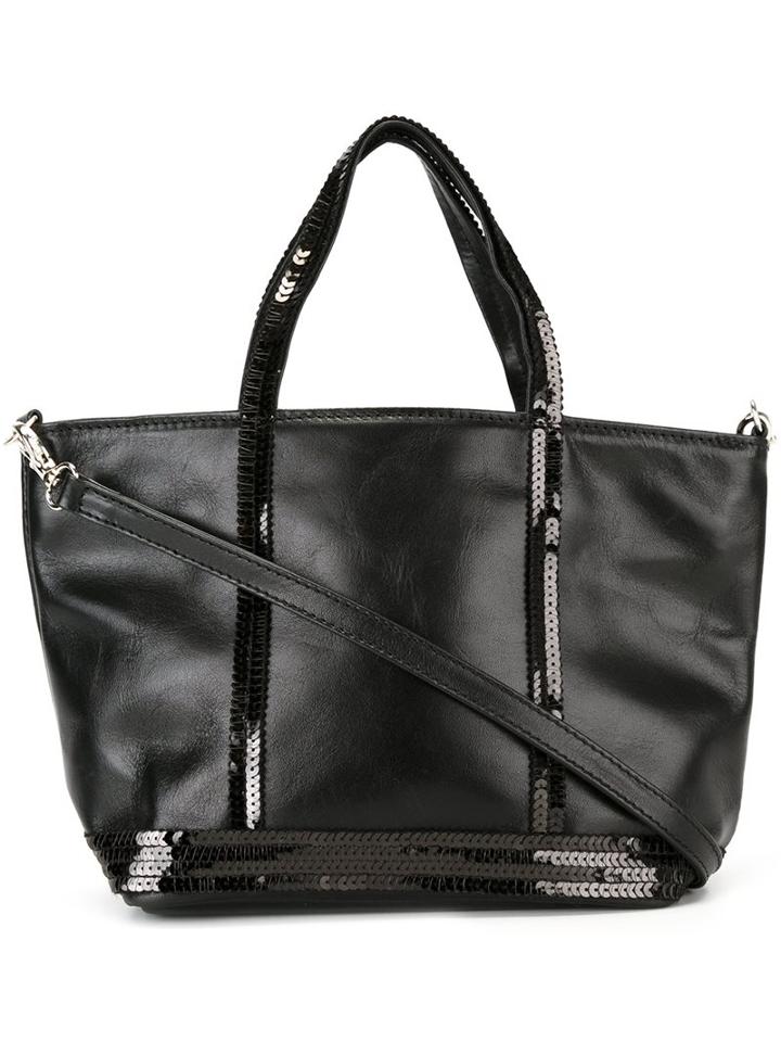 Vanessa Bruno Sequin Embellished Crossbody Bag, Women's, Black