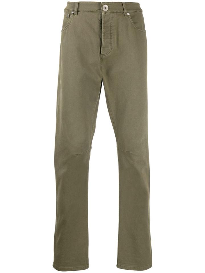 Brunello Cucinelli Straight Leg Trousers - Green