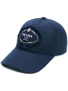 Prada Classic Logo Cap - Blue