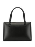 Loewe Pre-owned Structured Logo Tote - Black