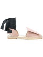 Sergio Rossi Logo Plaque Espadrilles - Pink & Purple