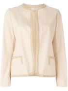 Yohji Yamamoto Vintage Embroidered Open Front Jacket