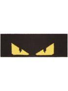 Fendi Bag Bugs Eyes Headband - Black