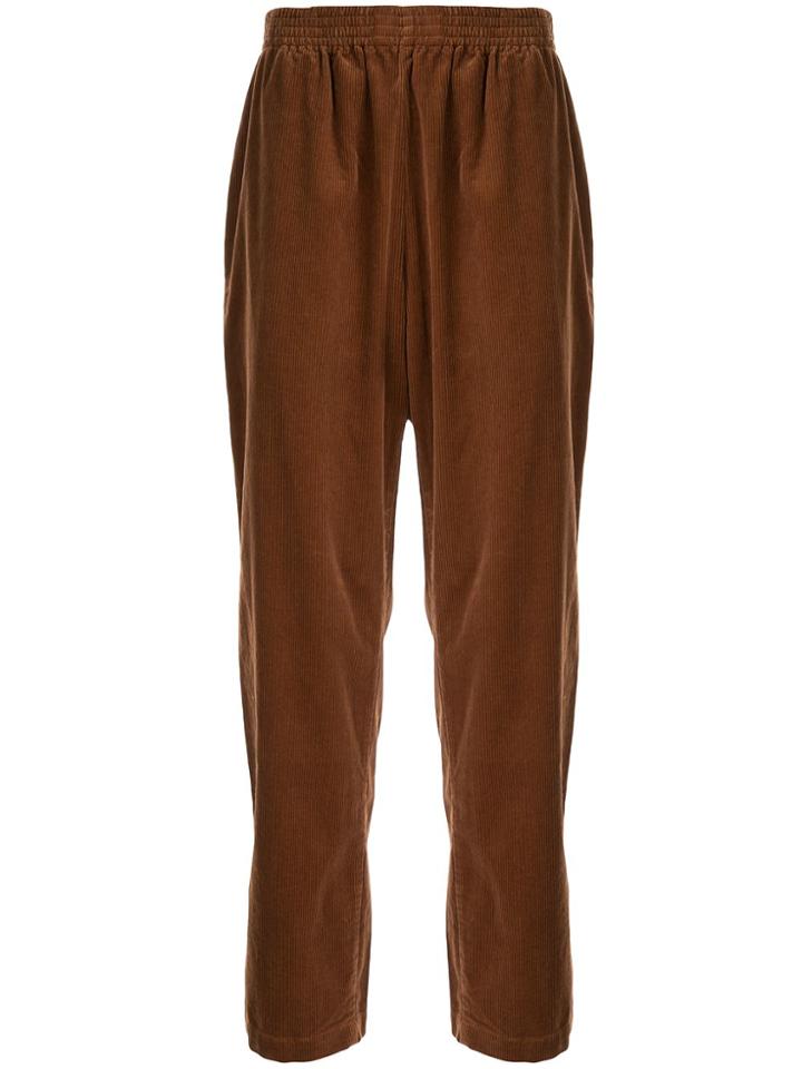 Tomorrowland Elasticated Waist Chinos - Brown