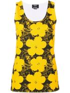 Calvin Klein 205w39nyc Floral Print Tank Top - Yellow & Orange