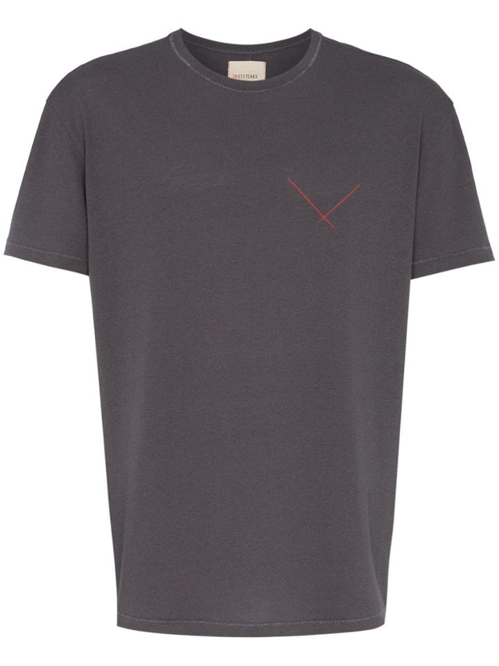78 Stitches 78 Stitches Ptch Tee Blk - Grey