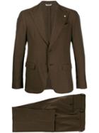 Manuel Ritz Slim-fit Two Piece Suit - Brown