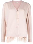 P.a.r.o.s.h. V-neck Cardigan - Nude & Neutrals