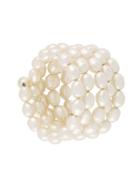 Katheleys Vintage 1980's Baroque Pearls Bracelet - White