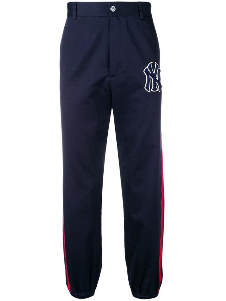 Gucci Ny Yankees Tailored Track Trousers - Blue