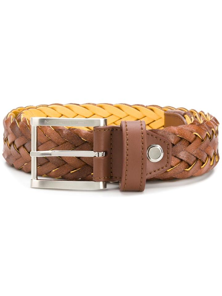 Moreschi Woven Belt - Brown