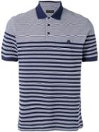 Z Zegna - Striped Polo Shirt - Men - Cotton - Xxl, Blue, Cotton
