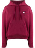 Tommy Jeans Embroidered Logo Hoodie - Pink