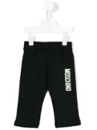 Moschino Kids Logo Print Sweatpants, Boy's, Size: 18-24 Mth, Black