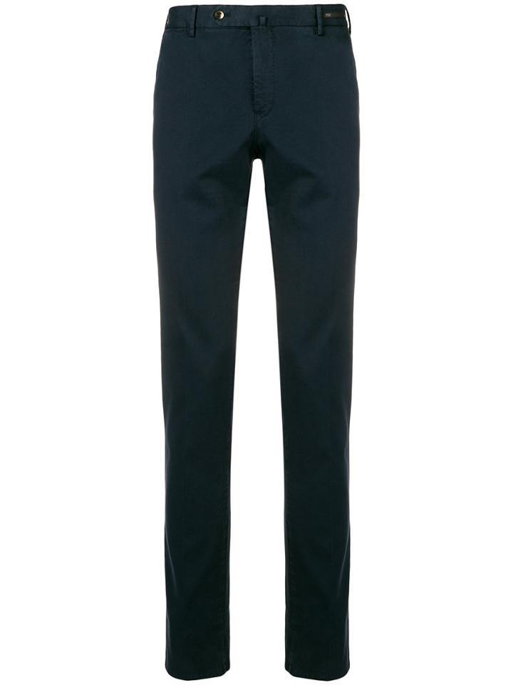 Pt01 Classic Plain Chinos - Blue