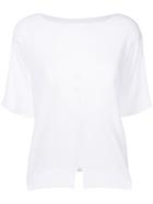 Le Tricot Perugia Ribbed Pullover - White