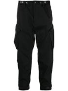 Poliquant Tapered Utility Trousers - Black