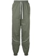 Liam Hodges Boxy Track Pants - Green