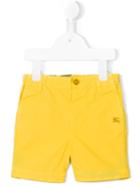 Burberry Kids - Chino Shorts - Kids - Cotton - 12 Mth, Yellow/orange