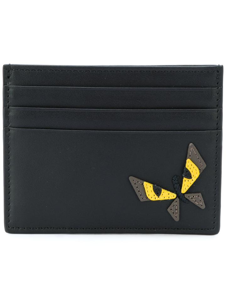 Fendi Eyes Cardholder Wallet - Black