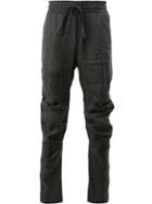 Lost & Found Ria Dunn Creased Tie Waist Trousers - Black