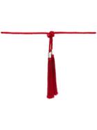 Gianluca Capannolo Tassel Belt - Red