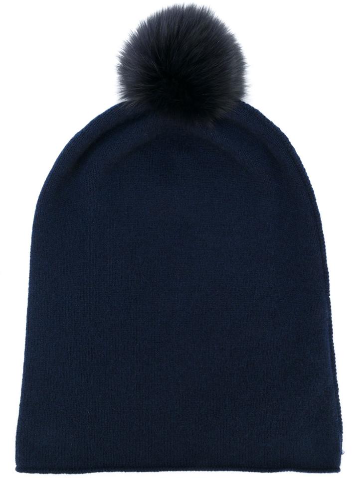 Danielapi Pom Pom Beanie - Blue